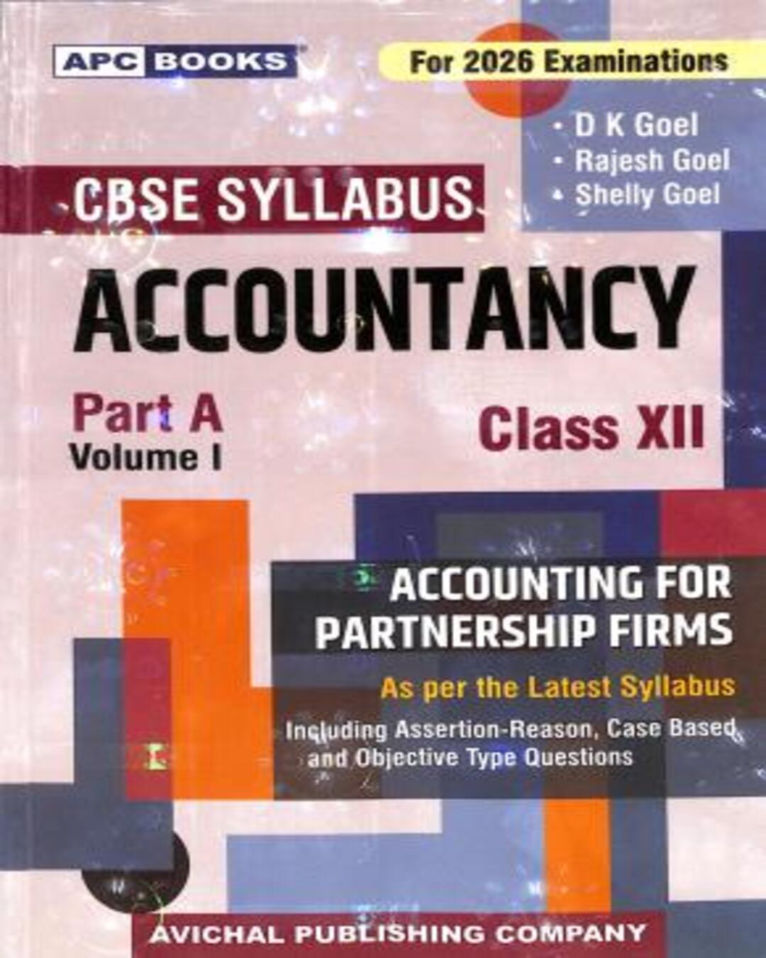 Accountancy Class 12 Part A Volume 1 CBSE (2026 Examinations) - versoz.com