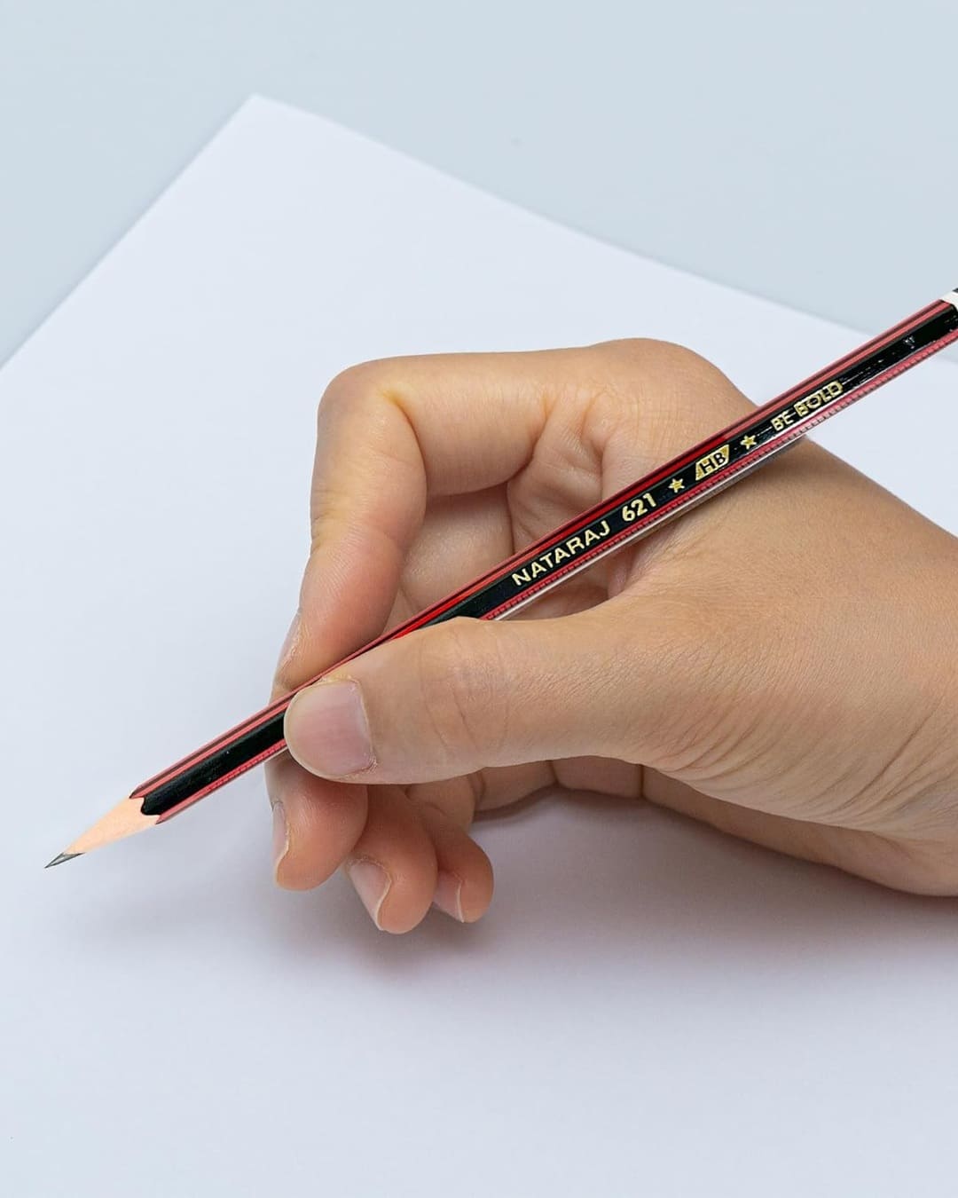 Nataraj Writing Pencils | 621 Bold HB | 10 Pencils, 1 Sharpener, 1 Eraser - versoz.com