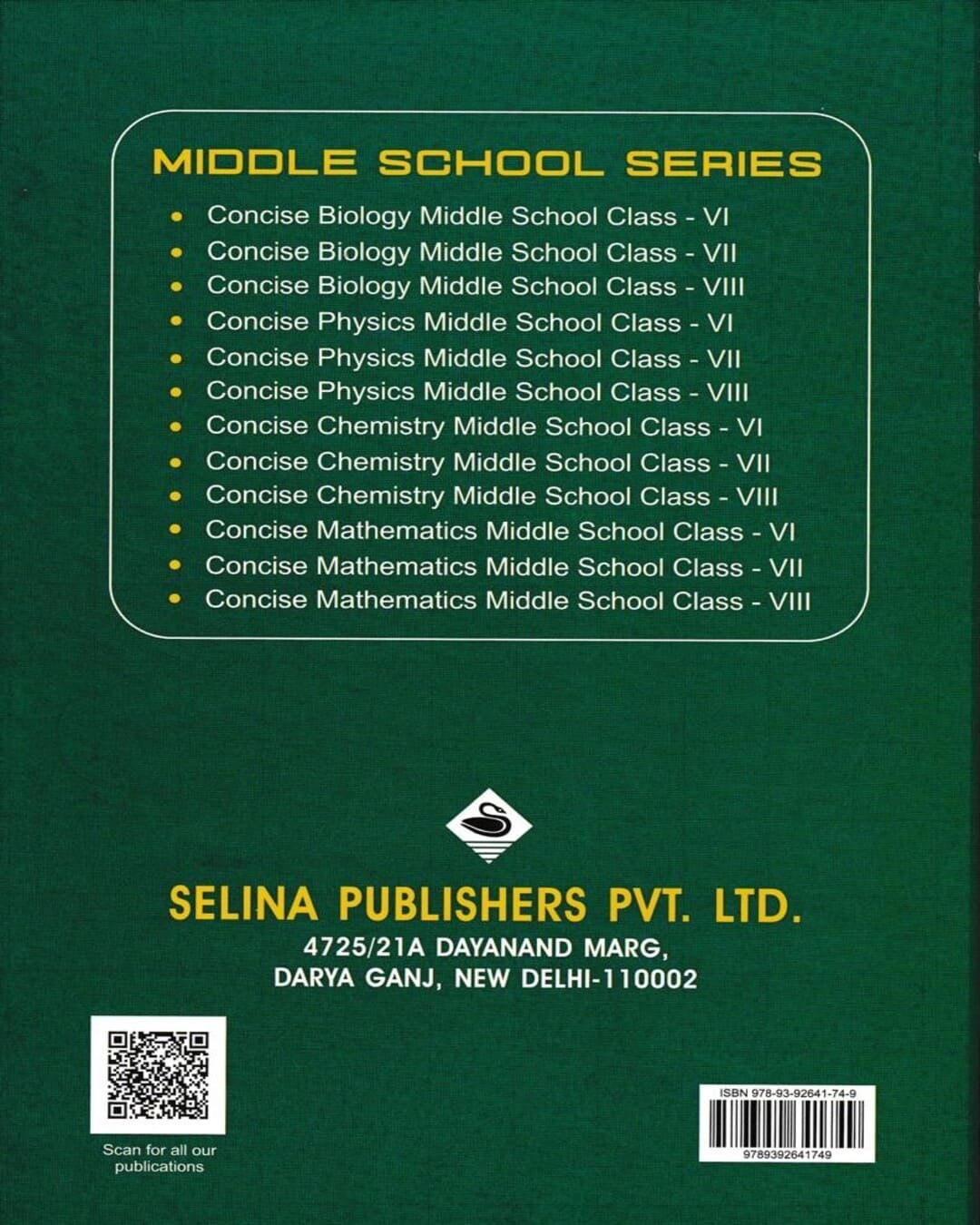 Concise Physics, Chemistry, Biology & Mathematics - Middle School Class 7 (NEP 2020) for 2027 Examinations