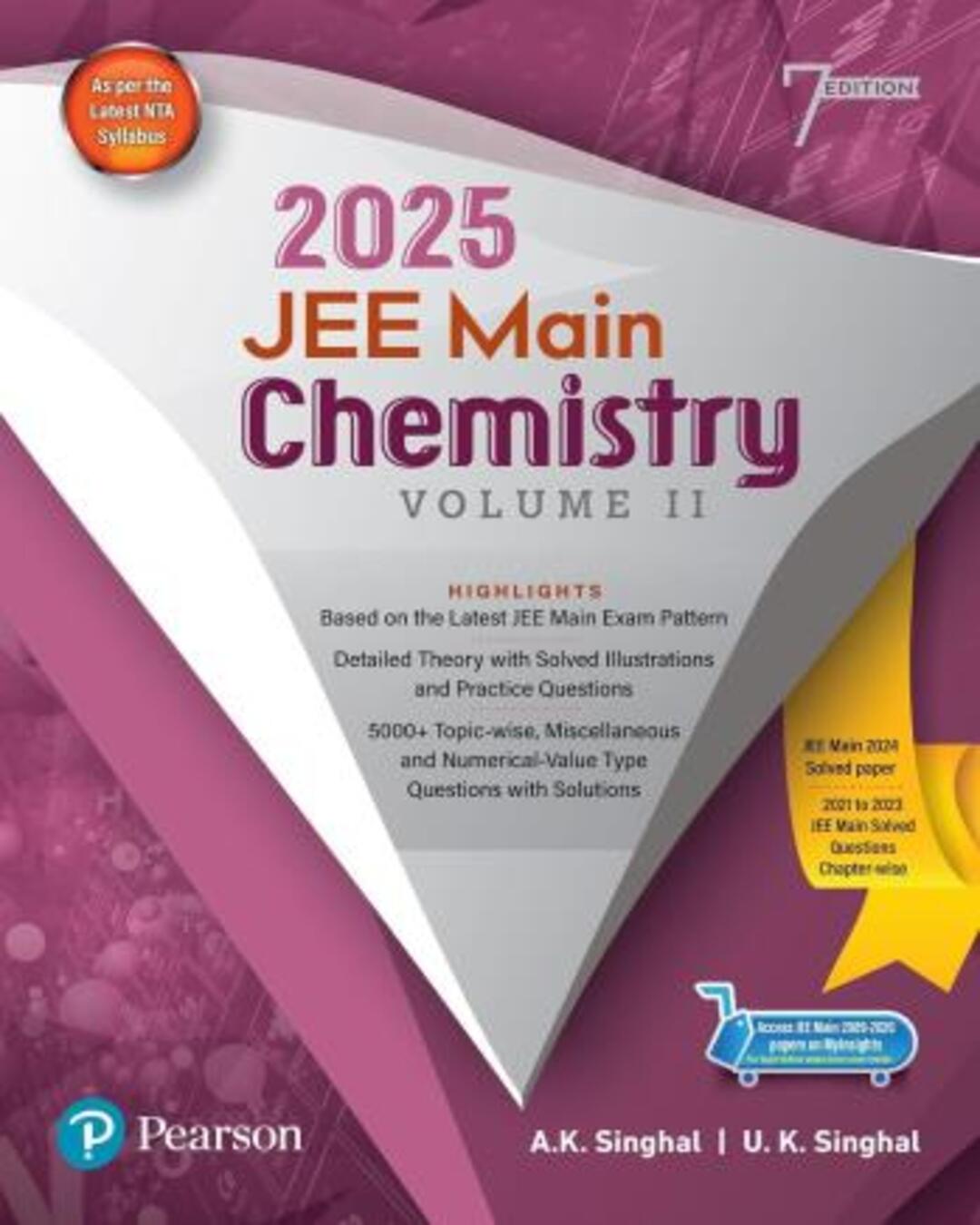 JEE Main Chemistry Volume-2 (2025) - versoz.com