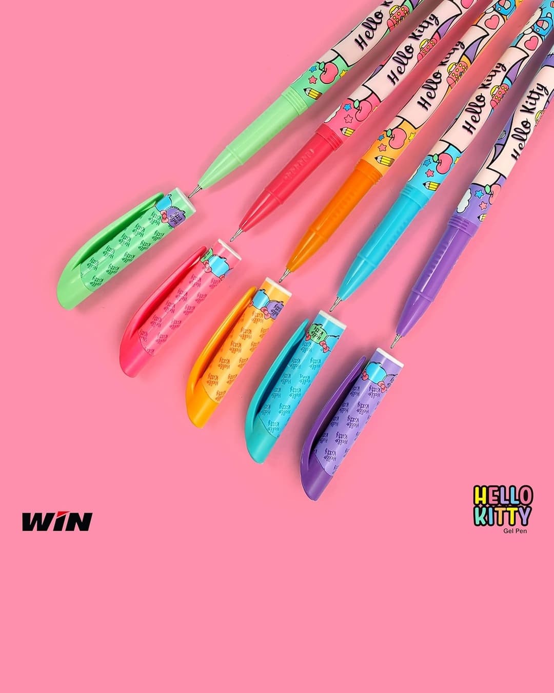 Win Hello Kitty | Gel Pen | Blue | 1 Pen - versoz.com