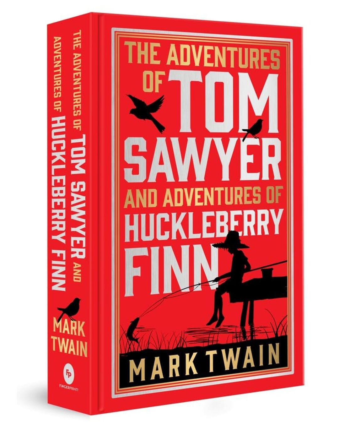 The Adventures of Tom Sawyer & Adventures of Huckleberry Finn (Deluxe Hardbound Edition) by MARK TWAIN - versoz.com