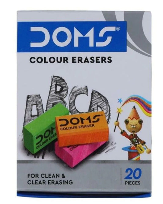 Doms Colour Erasers | 1 Eraser - versoz.com