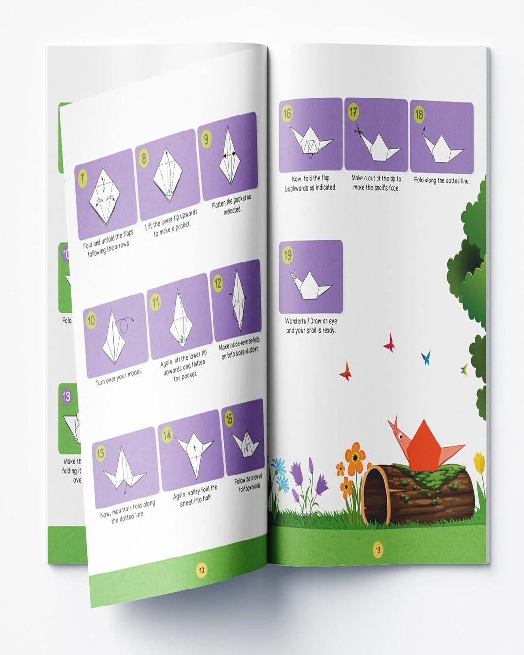 Origami - Step-by-Step Introduction To The Art of Paper-Folding - Activity Book For Children - Level 3 by Wonder House Books - versoz.com
