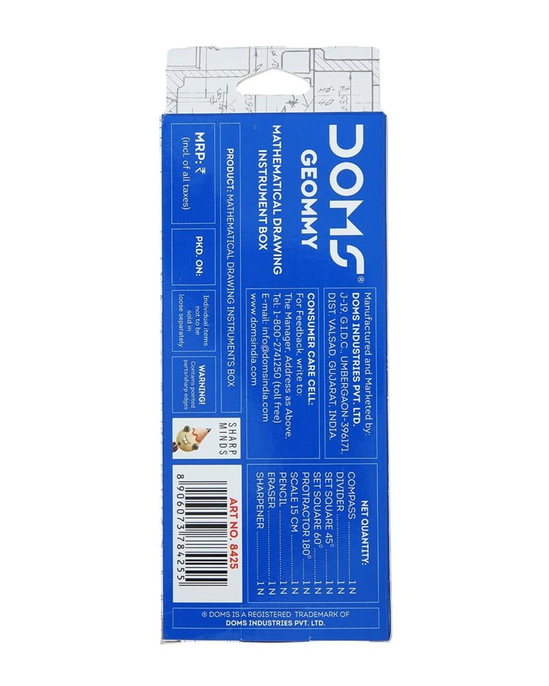 Doms Geommy | Mathematical Drawing Instruments Box - versoz.com