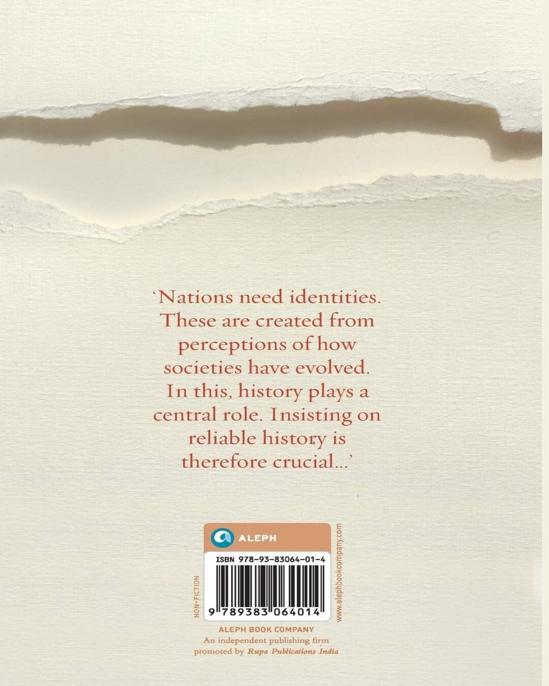 THE PAST AS PRESENT FORGING CONTEMPORARY IDENTITIES THROUGH HISTORY by Romila Thapar - versoz.com