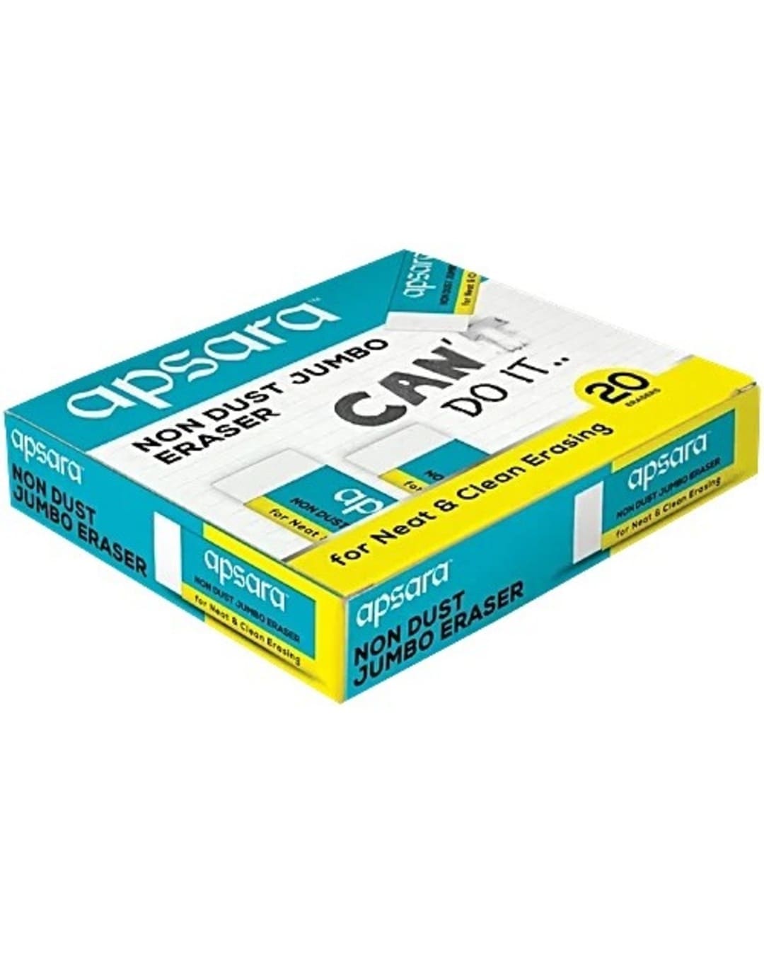 Apsara Non Dust Jumbo Eraser | 1 Eraser - versoz.com