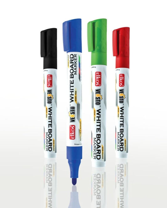 Elkos Vensto White Board Marker | Bullet Tip - versoz.com