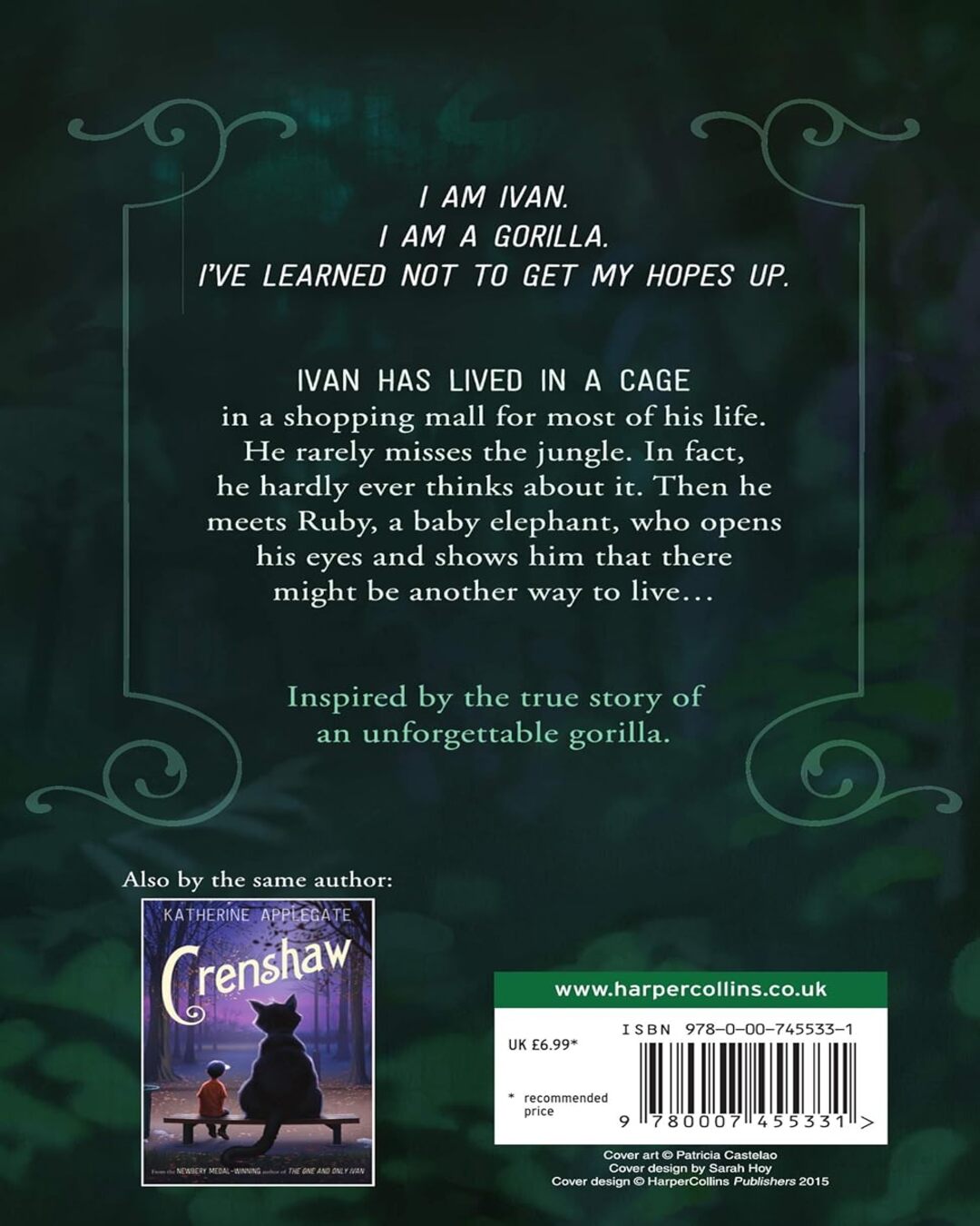The One and Only IVan by Katherine Applegate - versoz.com