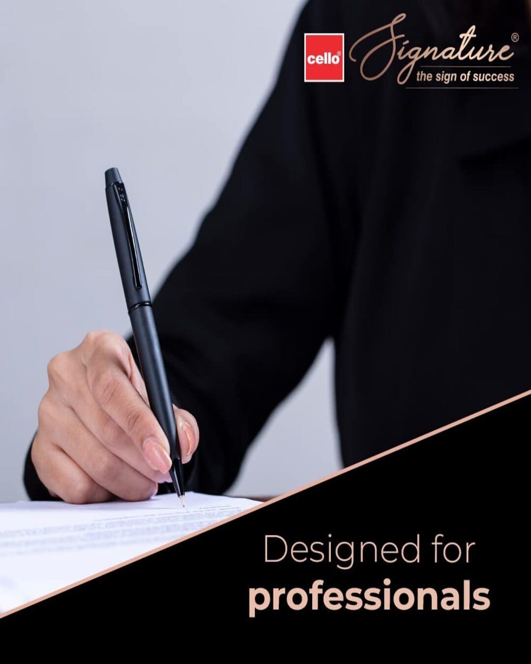 Cello Signature Carbon Ball Pen | Blue - versoz.com