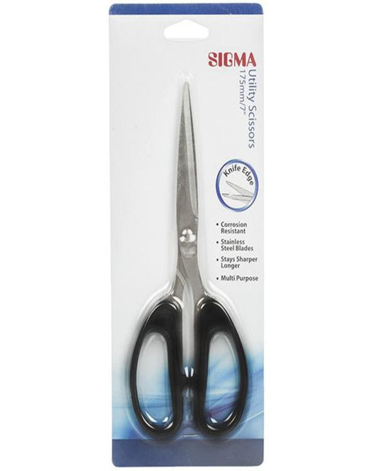 Sigma Utility Scissors | Knife Edge | 175mm/7" - versoz.com