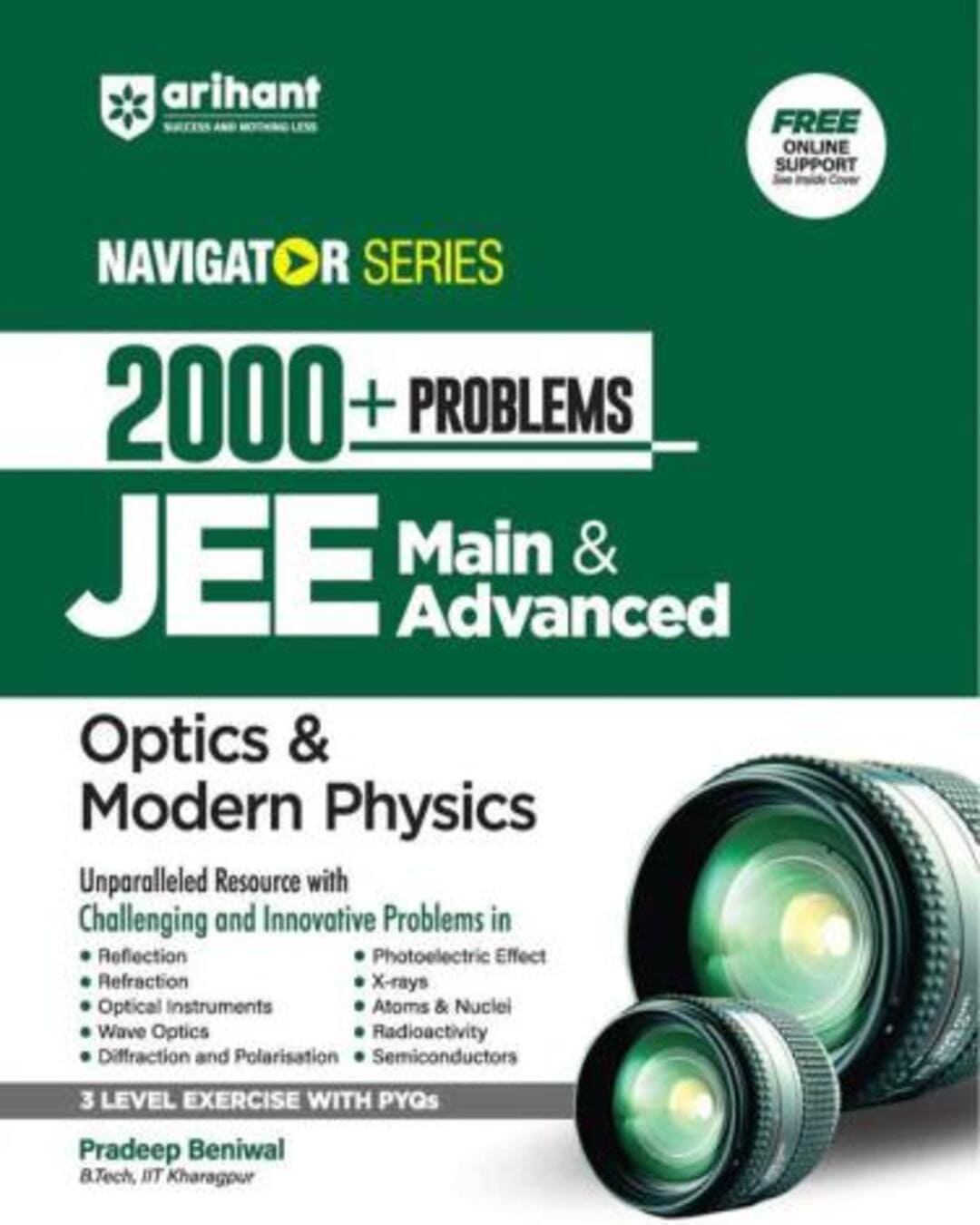 Navigator Series 2000+ Problems JEE Main & Advanced Optics & Modern Physics - versoz.com