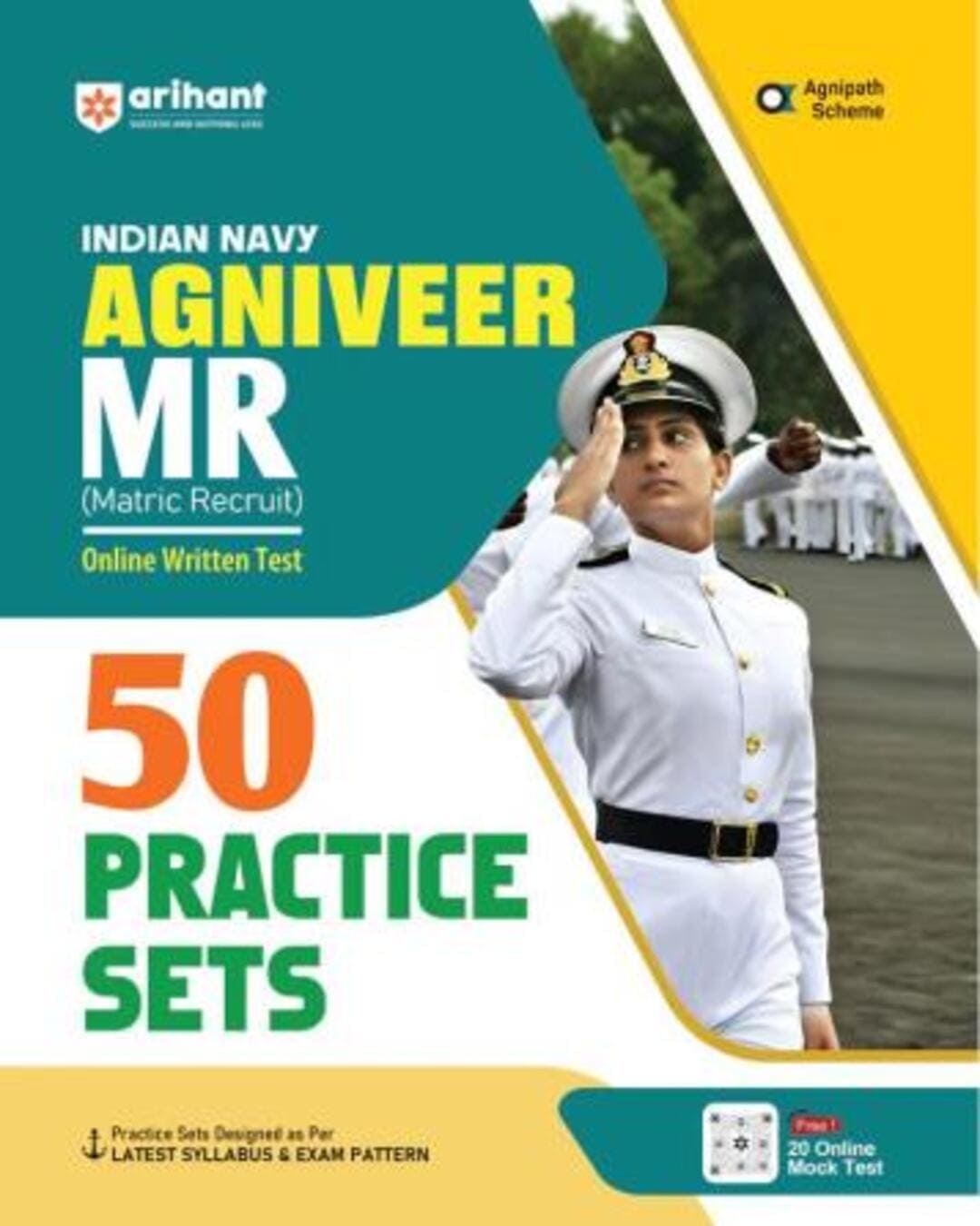 Indian Navy Agniveer MR (Matric Recruit) Online Written Test 50 Practice Sets - versoz.com