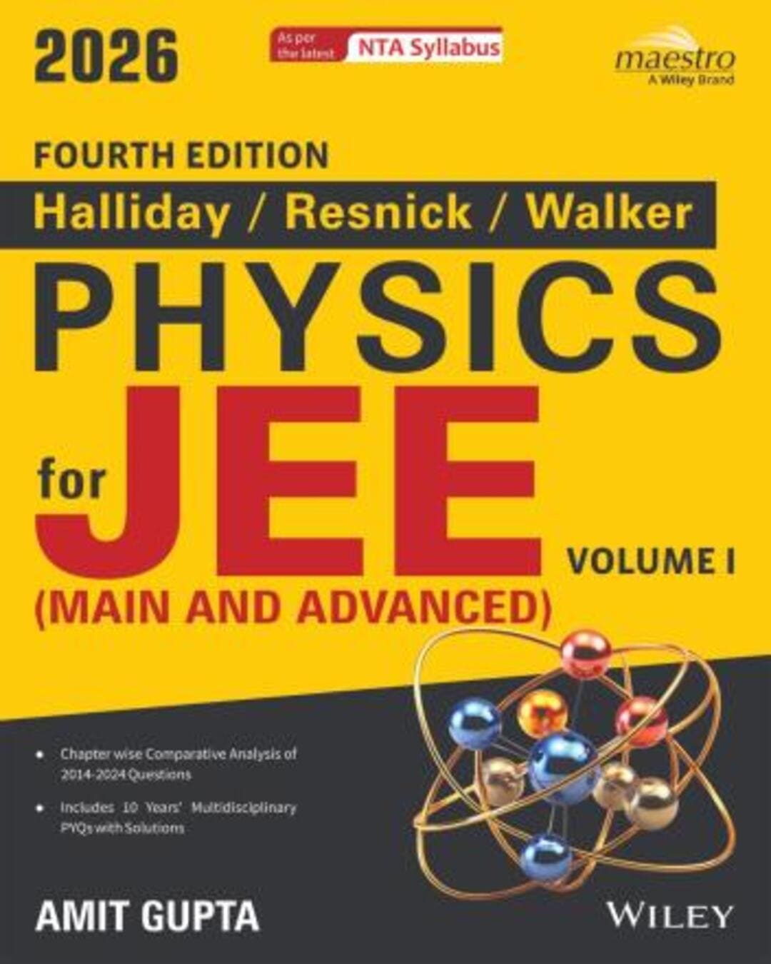 Halliday / Resnick / Walker Physics For JEE (Main And Advanced) Volume 1 - versoz.com