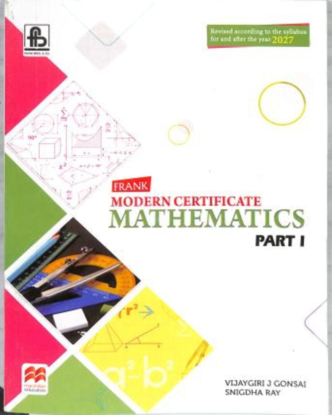 Frank Modern Certificate Mathematics Part 1 Class 9 ICSE (2027)