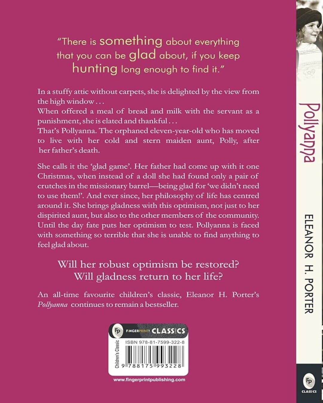 Pollyanna by Eleanor H. Porter [Paperback] - versoz.com