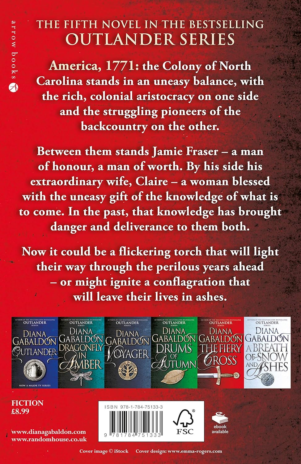 The Fiery Cross by Diana Gabaldon [Paperback] - versoz.com