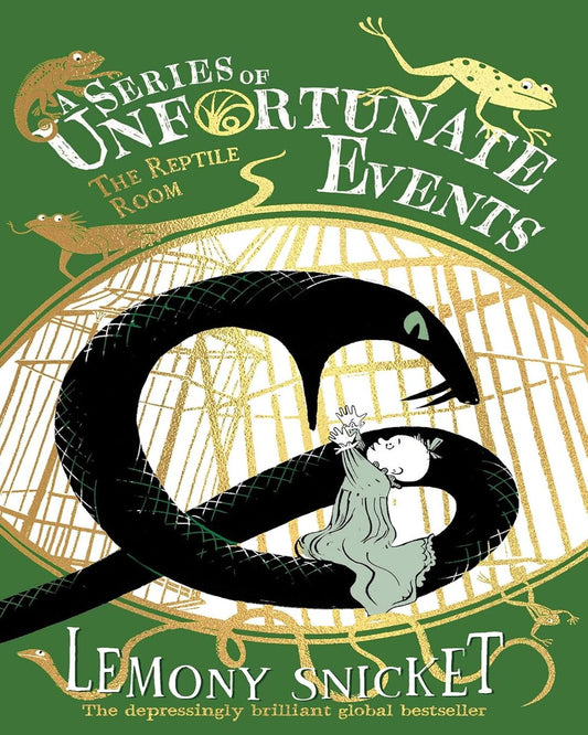 A Series Of Unfortunate Events — The Reptile Room by Lemony Snicket, Illustrated By Brett Helquist [Paperback] - versoz.com