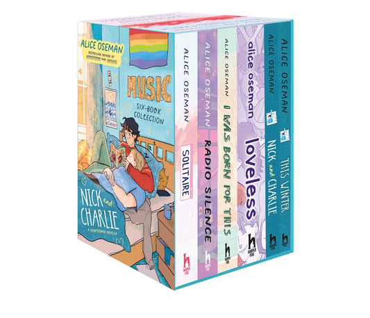 Alice Oseman Six-Book Collection Box Set (Solitaire, Radio Silence, I Was Born For This, Loveless, N by Alice Oseman [Paperback]