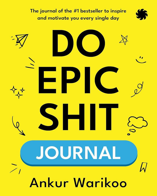 Do Epic Shit Journal by Ankur Warikoo [Paperback] - versoz.com