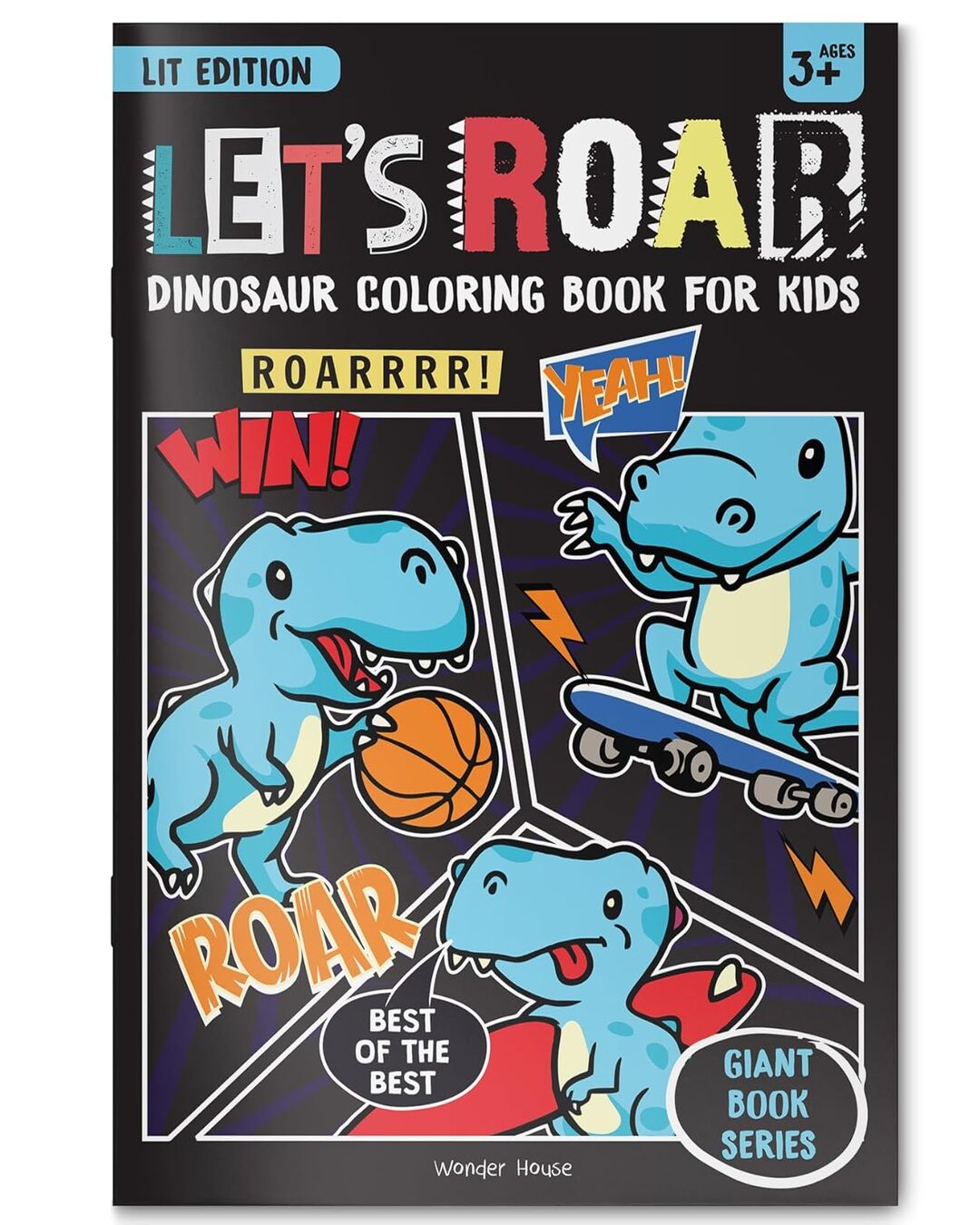 Lets Roar Giant Coloring Book For Kids by Wonder House Books [Paperback]
