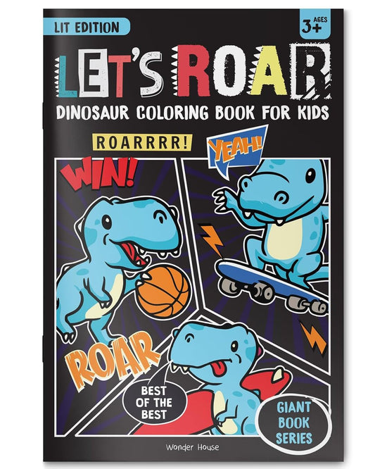 Lets Roar Giant Coloring Book For Kids by Wonder House Books [Paperback]