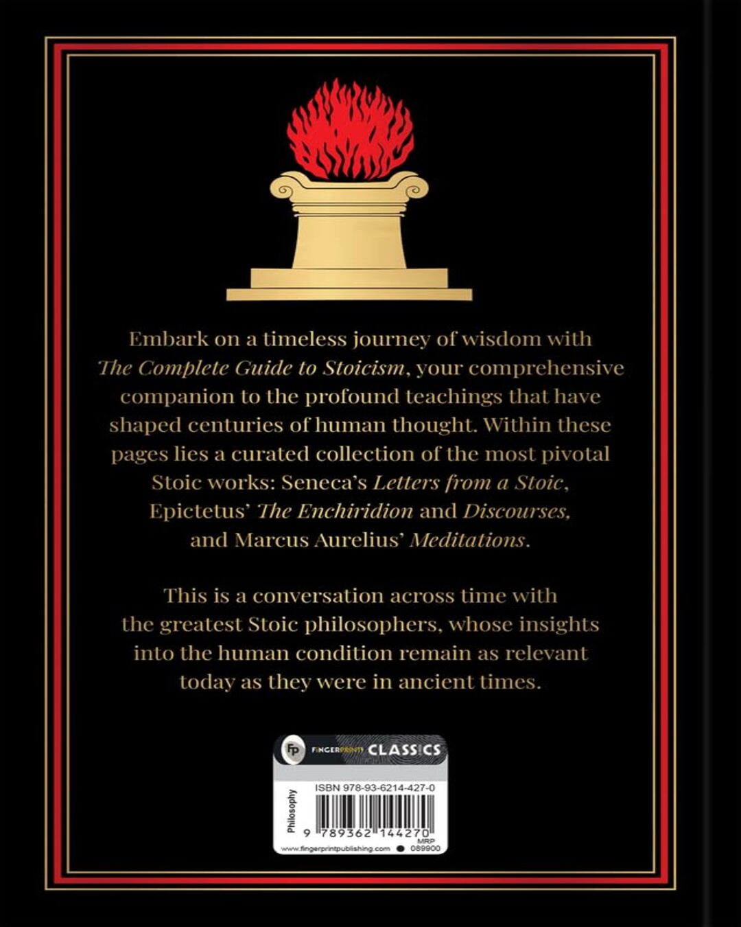 The Complete Guide To Stoicism (Deluxe Hardbound Edition) by Epictetus and Marcus Aurelius Seneca [Hardcover]