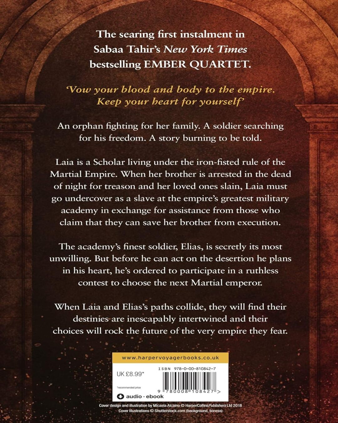 An Ember In The Ashes (Ember Quartet, Book 1) by Sabaa Tahir [Paperback] - versoz.com