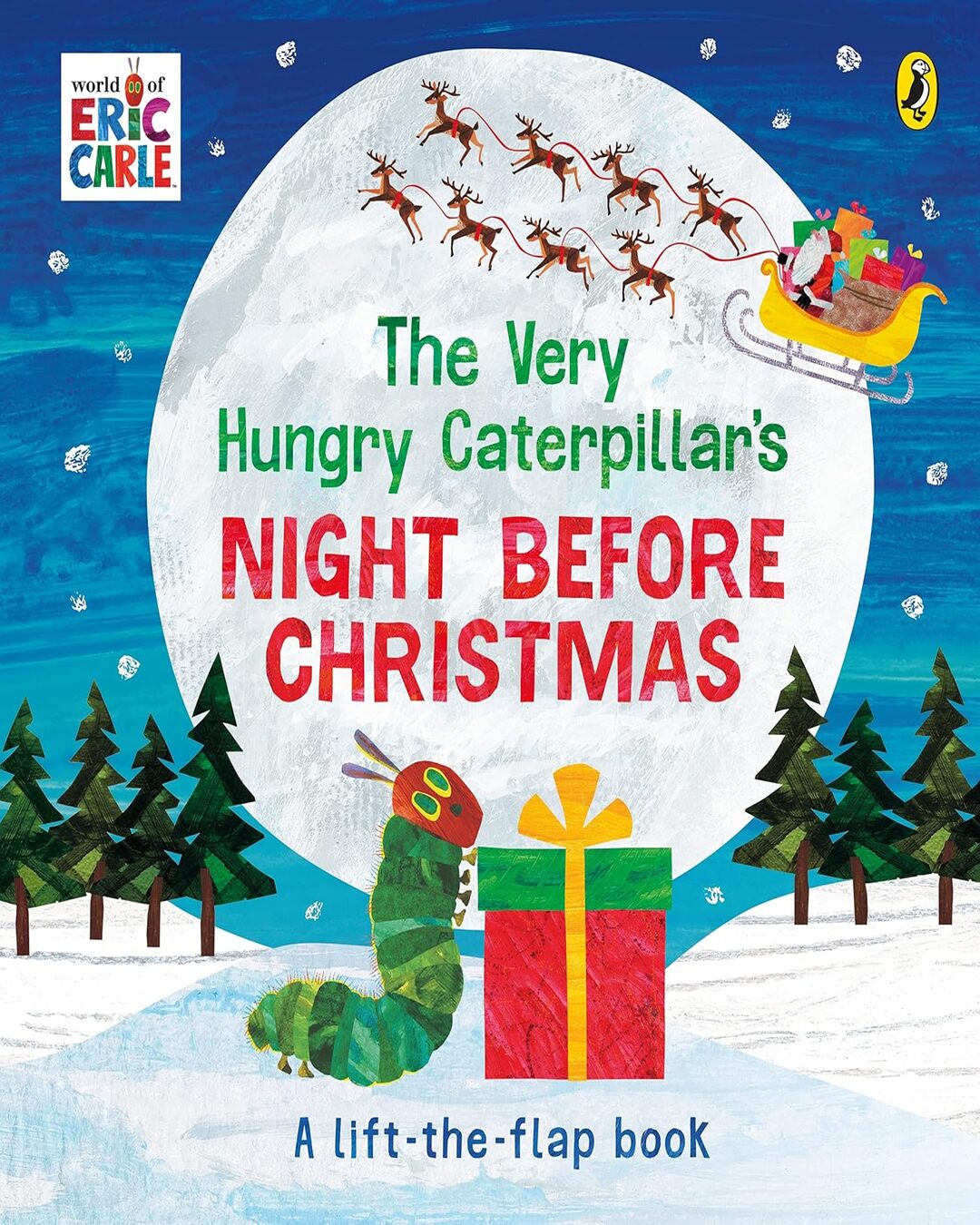 The Very Hungry Caterpillars Night Before Christmas by Eric Carle [Board Book] - versoz.com