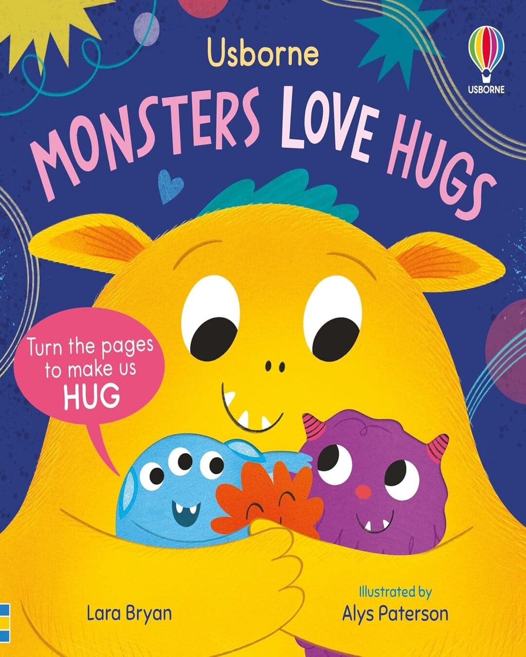 Monsters Love Hugs by Lara Bryan [Board Book] - versoz.com