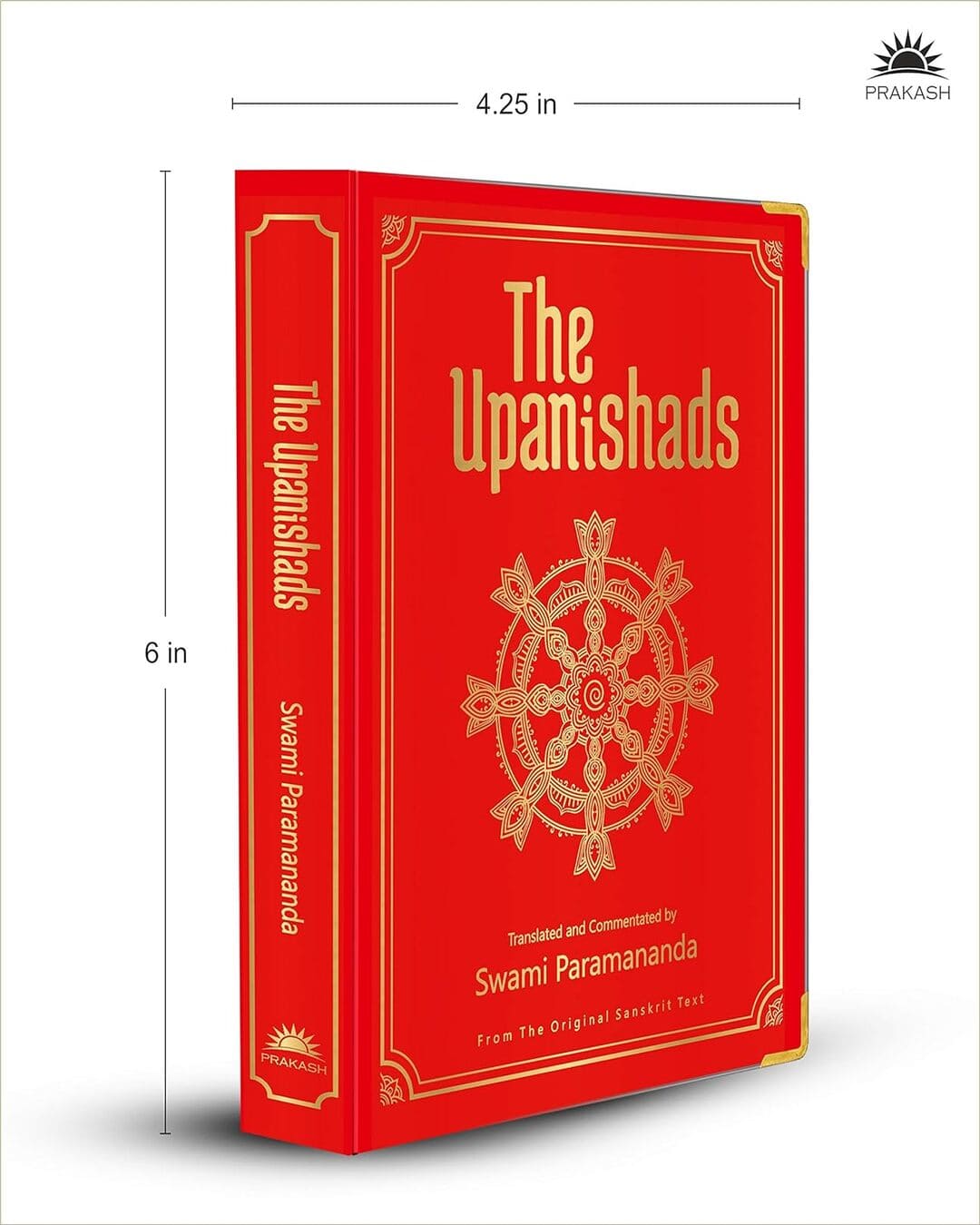 The Upanishads by Swami Paramananda [Deluxe Silk Hardbound] [Hardcover] - versoz.com