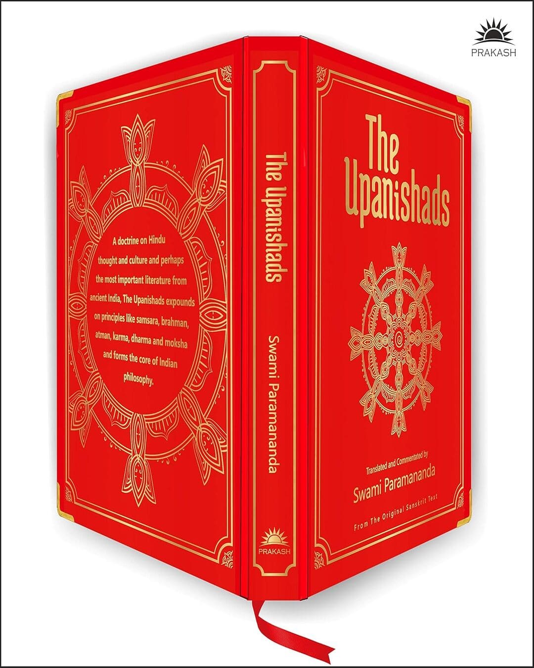 The Upanishads by Swami Paramananda [Deluxe Silk Hardbound] [Hardcover] - versoz.com