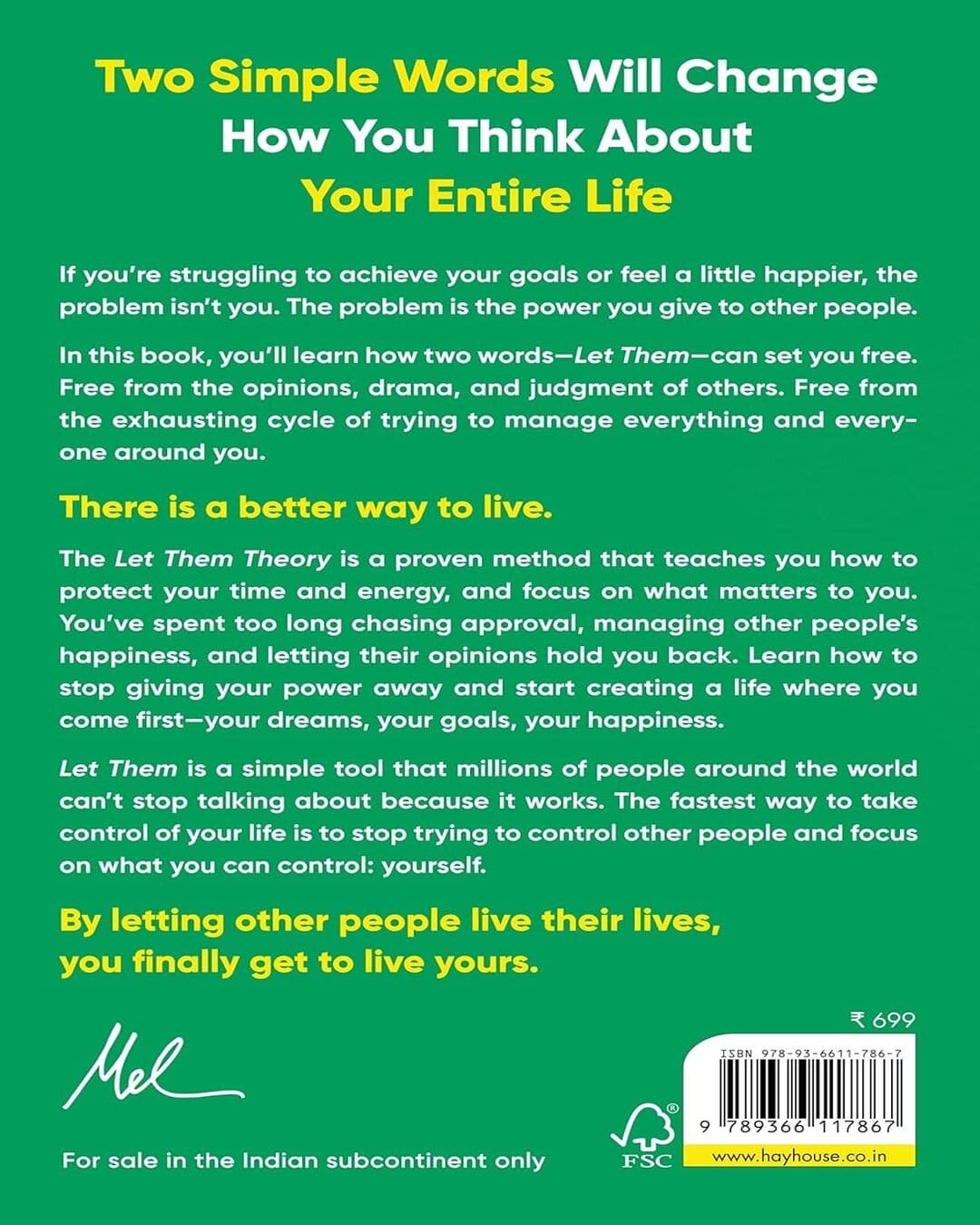 The Let Them Theory : A Life-Changing Tool That Millions of People can't Stop Talking about by Mel Robbins [Hardcover] - versoz.com