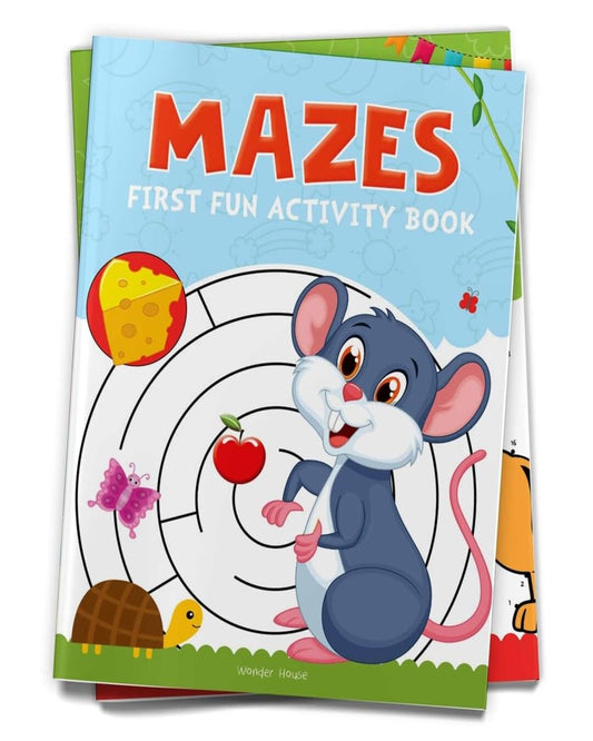 Mazes : First Fun Activity Books For Kids by Wonder House Books [Paperback]