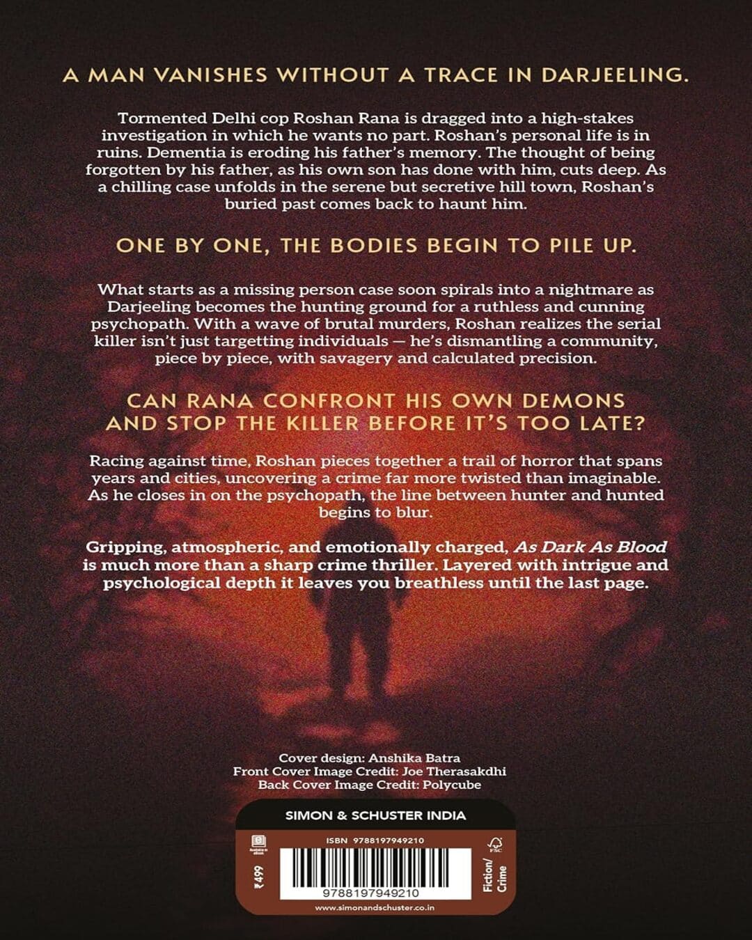 As Dark As Blood : A Roshan Rana Thriller by Yasser Usman [Paperback] - versoz.com