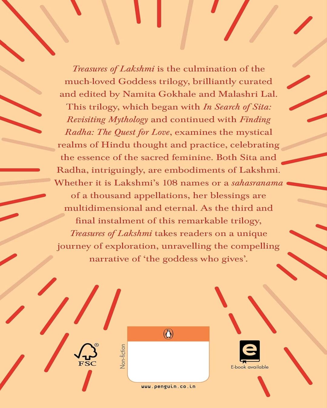 Treasure of Lakshmi: The Goddess who Gives by Namita Gokhale & Malashri Lal [Paperback] - versoz.com