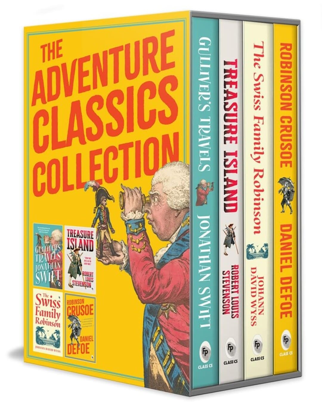 The Adventure Classics Collection by Johann David Wyss Daniel Defoe, Robert Louis Stevenson, Jonathan Swift [Paperback]