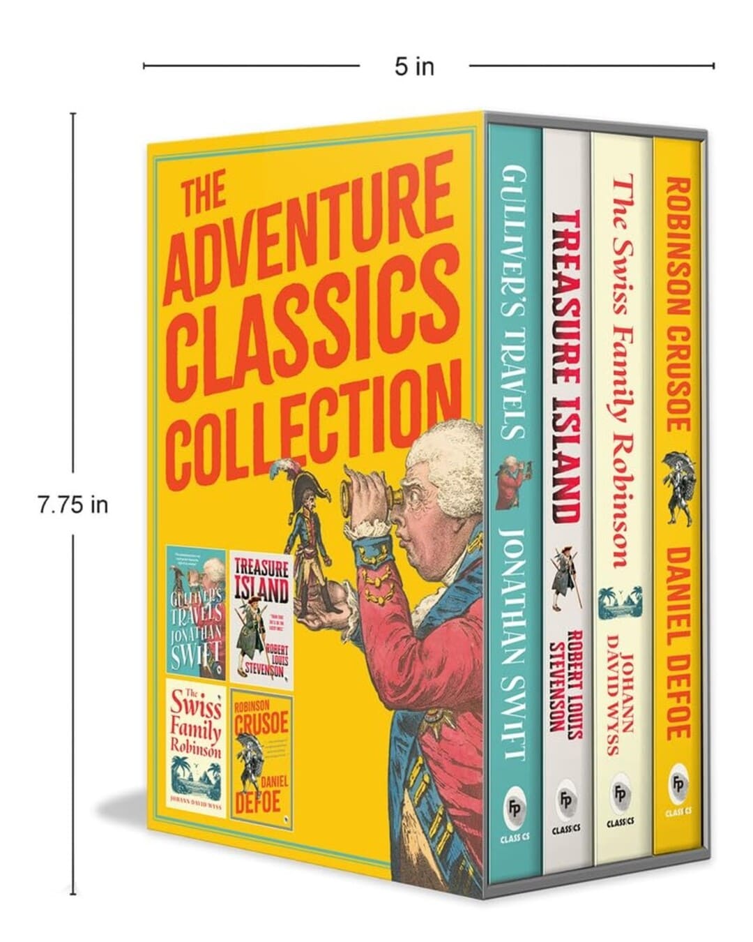 The Adventure Classics Collection by Johann David Wyss Daniel Defoe, Robert Louis Stevenson, Jonathan Swift [Paperback]