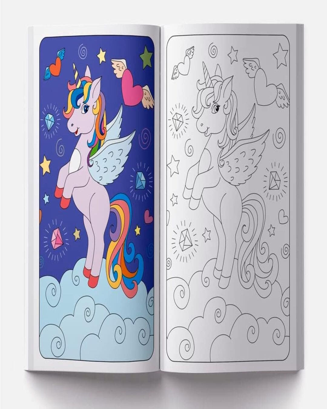 Its Ok to Be A Unicorn Coloring Book - Giant Book Series: Jumbo Sized Colouring Book For Children by Wonder House Books [Paperback]