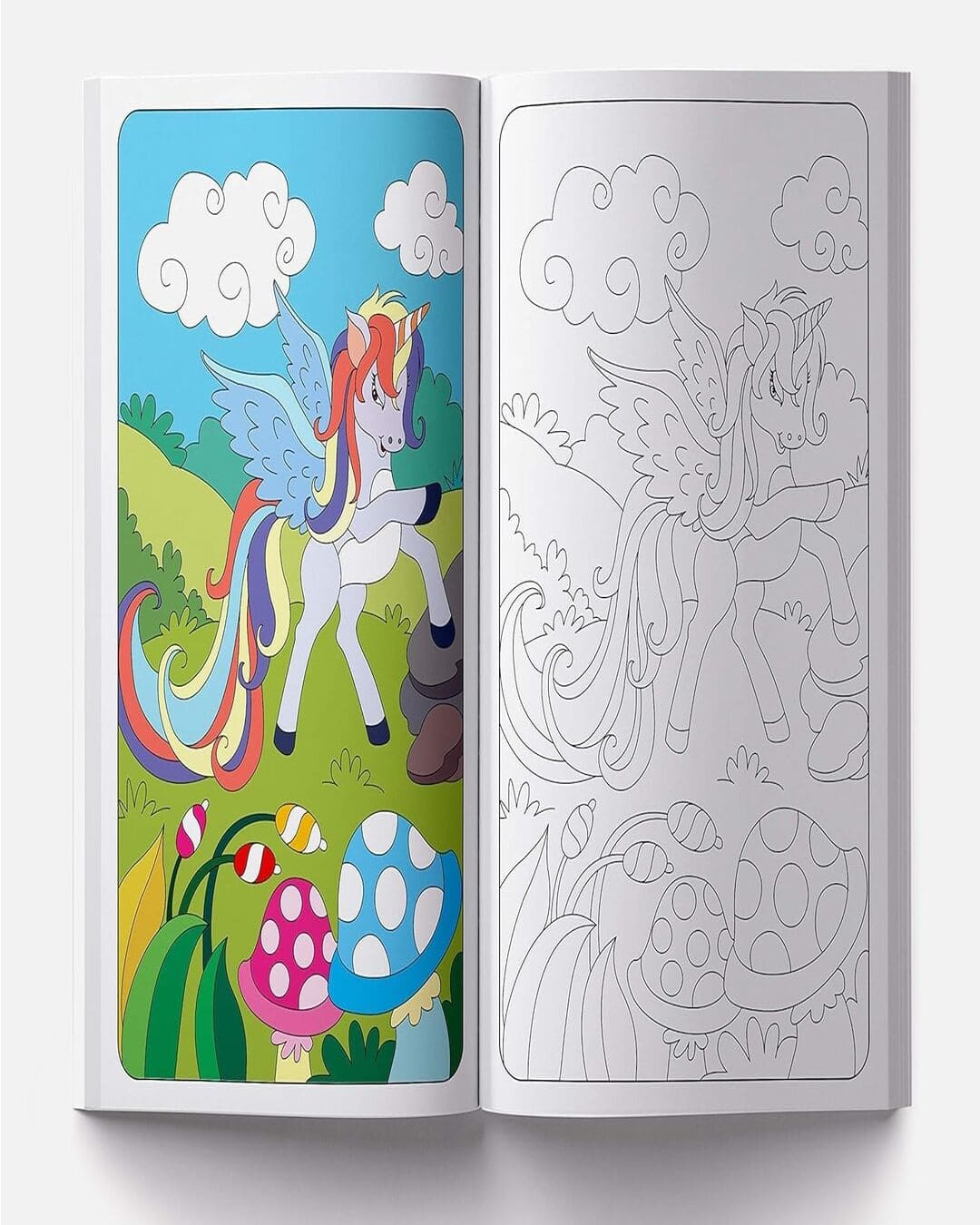 Its Ok to Be A Unicorn Coloring Book - Giant Book Series: Jumbo Sized Colouring Book For Children by Wonder House Books [Paperback]
