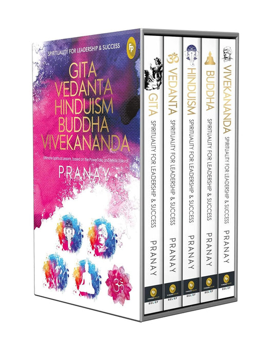 Spirituality For Leadership & Success (Box-Set of 5 Books): Gita, Vedanta, Hinduism, Buddha, Vivekananda by Pranay [Paperback] - versoz.com