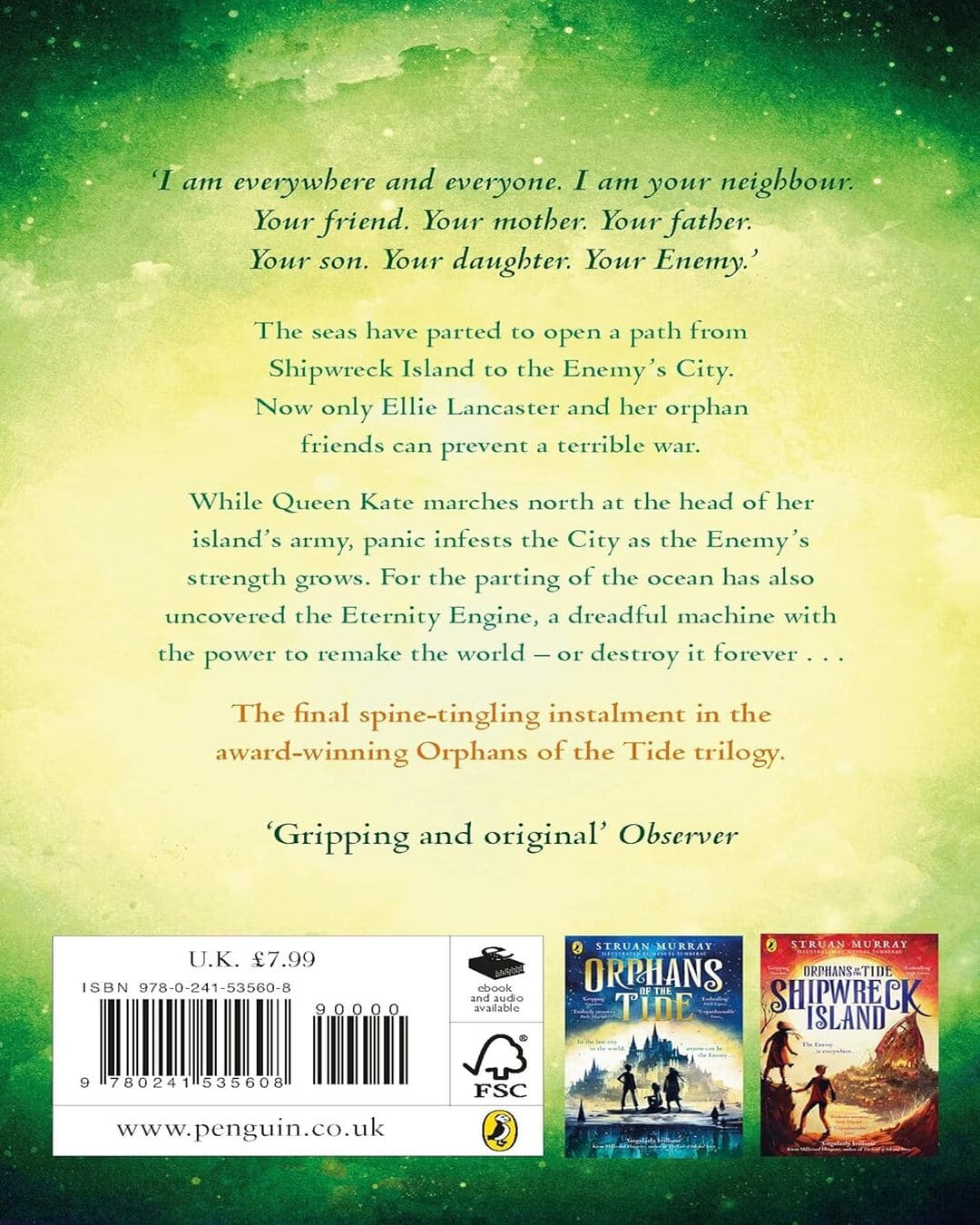 Eternity Engine (Orphans Of The Tide Book 3) by Murray, Struan [Paperback] - versoz.com