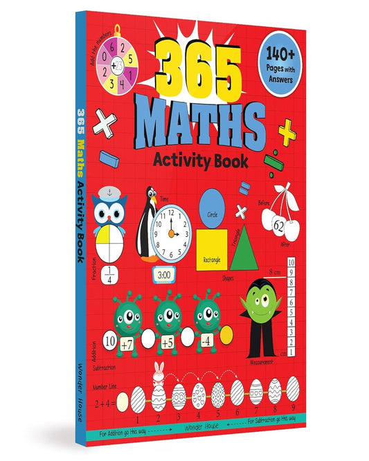 365 Maths Activity BookÂ For Kids: Age 5+ by Wonder House Books [Paperback]