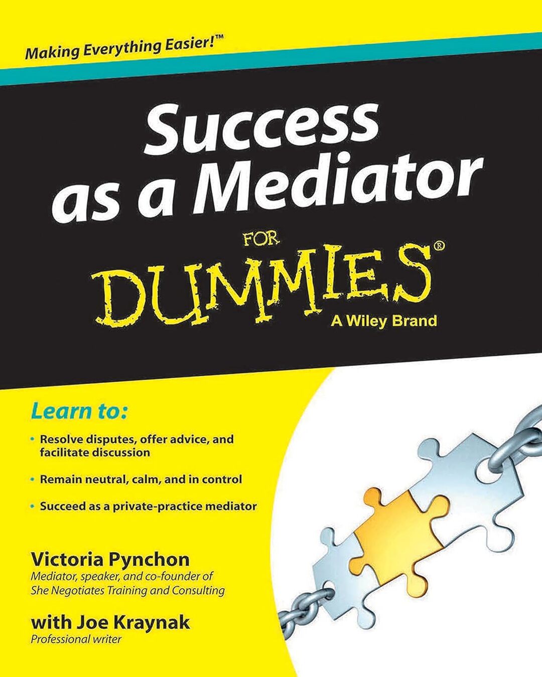 Success As A Mediator For Dummies by Victoria Pynchon, Joe Kraynak [Paperback] - versoz.com