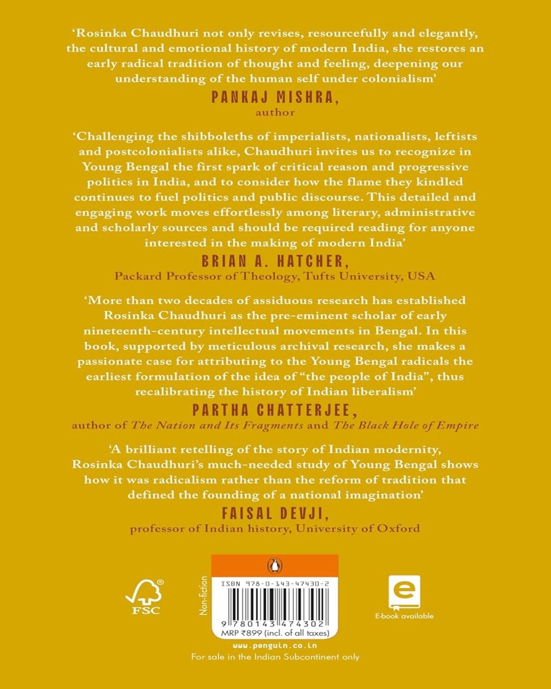 India's First Radicals : Young Bengal and the British Empire by Rosinka Chaudhuri [Hardcover] - versoz.com