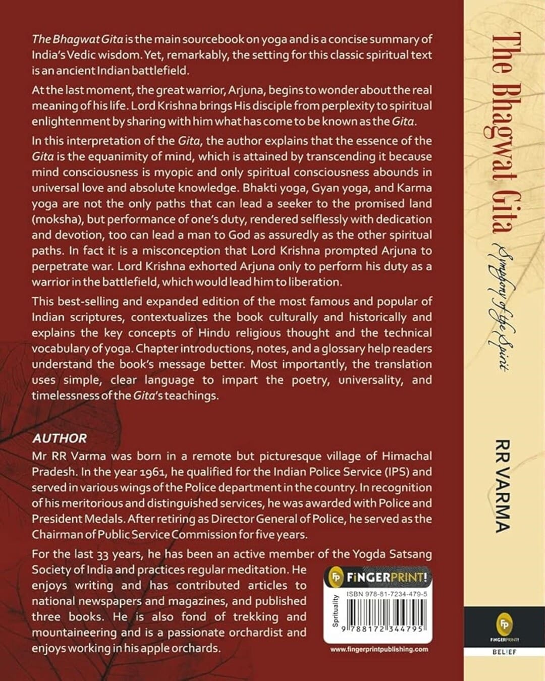 The Bhagwat Gita by R. R Verma [Paperback] - versoz.com