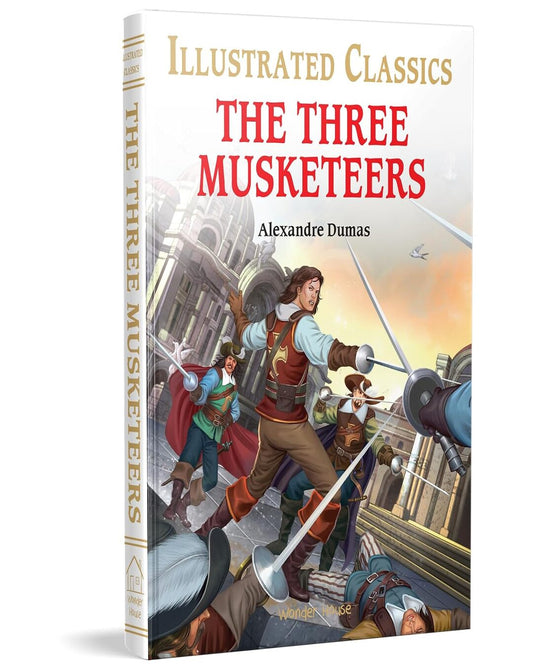 The Three Musketeers : Illustrated Abridged Children Classics English Novel with Review Questions by Alexandre Dumas [Hardcover]