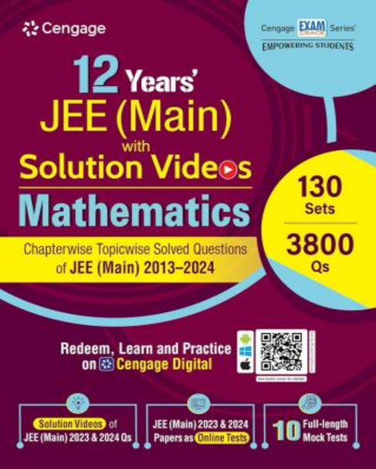 12 Years JEE (Main) With Solution Videos Mathematics