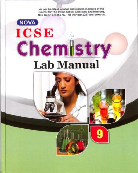 Nova ICSE Chemistry Lab Manual Class 9 (NEP) - versoz.com