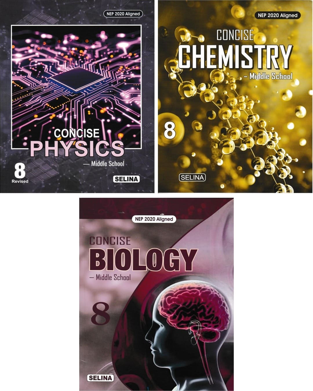 Concise Physics, Chemistry & Biology - Middle School Class 8 (NEP 2020) for 2027 Examinations